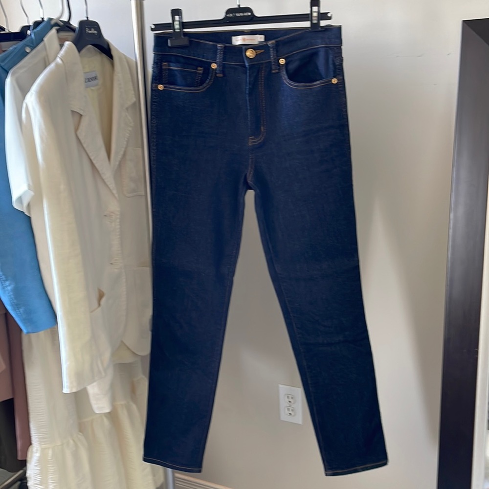 Tory Burch | Dark Denim | Classic Straight Ankle Jeans | NWOT condition